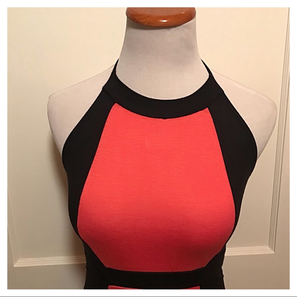 🚫SOLD🚫 NWOT {Monteau} Color-block Maxi Dress, M - Picture 2 of 5